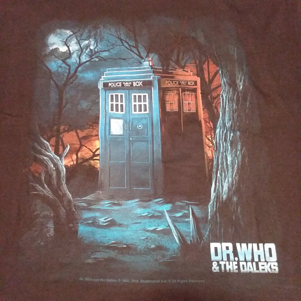 Dr. Who XL Mens Graphic Tee